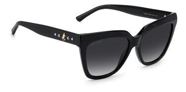Women Jimmy Choo Sunglasses: JULIEKA/S - Black(2) - SpecSMART Eye Clinic (Diagonal View)